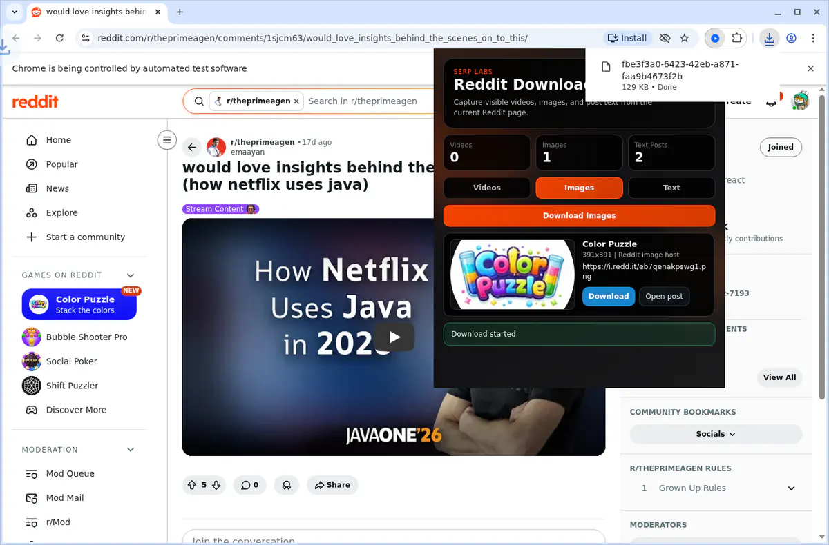 Reddit Video Downloader screenshot 3