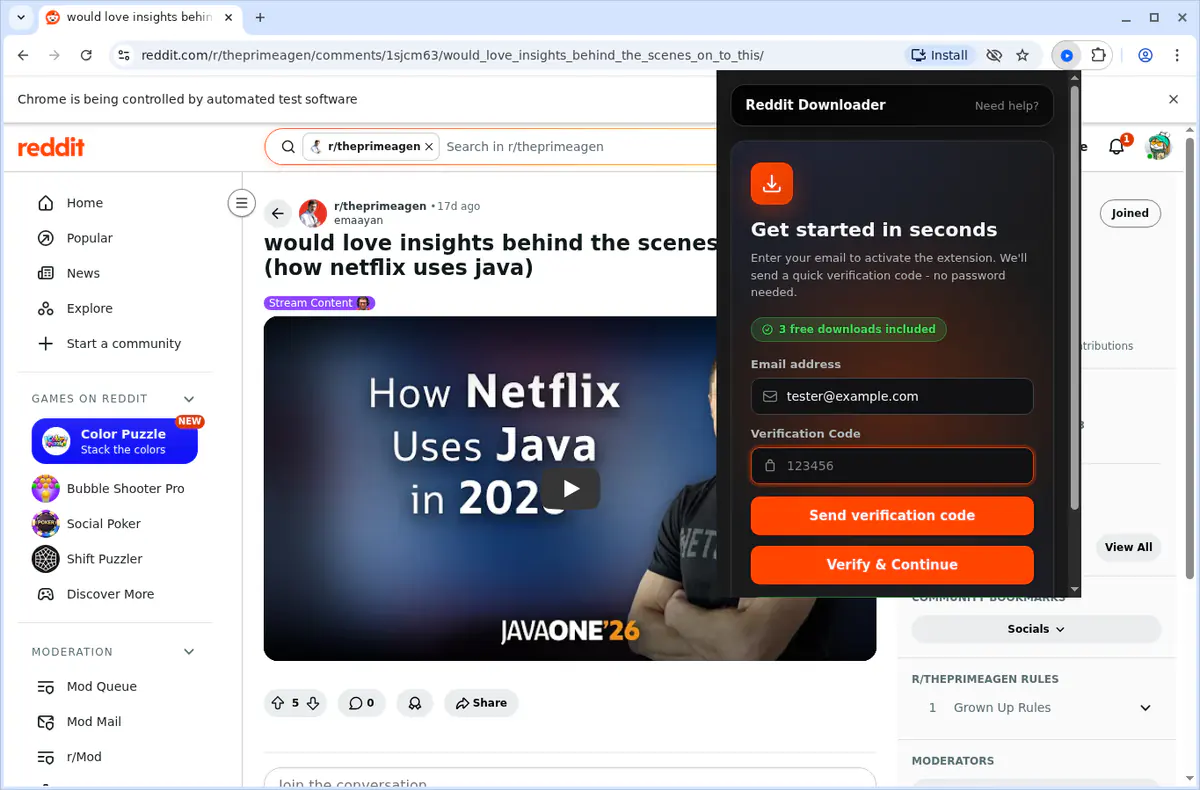Reddit Video Downloader screenshot 5