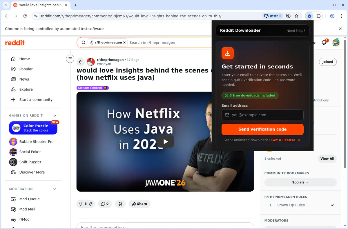 Reddit Video Downloader screenshot 6